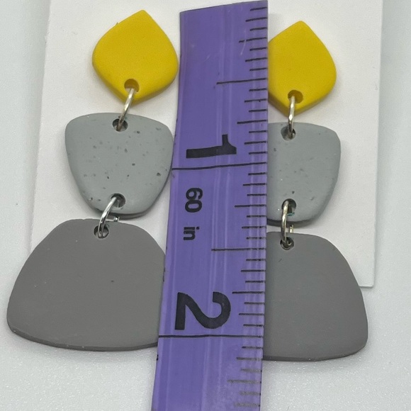 NWT Handmade Clay Earrings - Picture 7 of 10